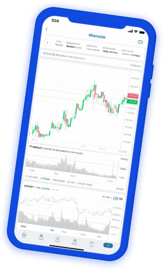 Schermata dell'app Fervido Coniasenza con portafoglio di criptovalute attivo
